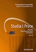 Studia i Prace WNEiZ US